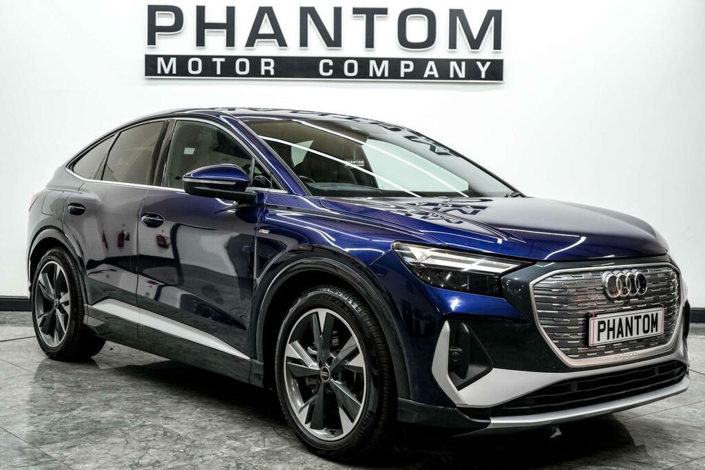 Audi Q4 E Tron S Line Blue