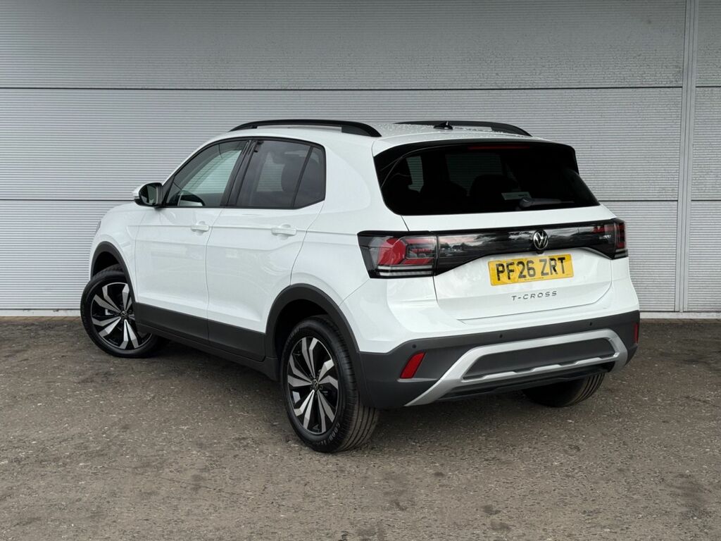 Volkswagen T-Cross 1.0 Tsi Match 95 Bhp White #5