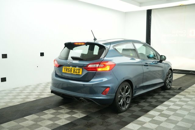 Ford Fiesta Ecoboost St-line Hatchback Blue #3