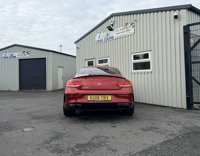 Mercedes-Benz C Class 2.0 C220d Amg Line Red #3