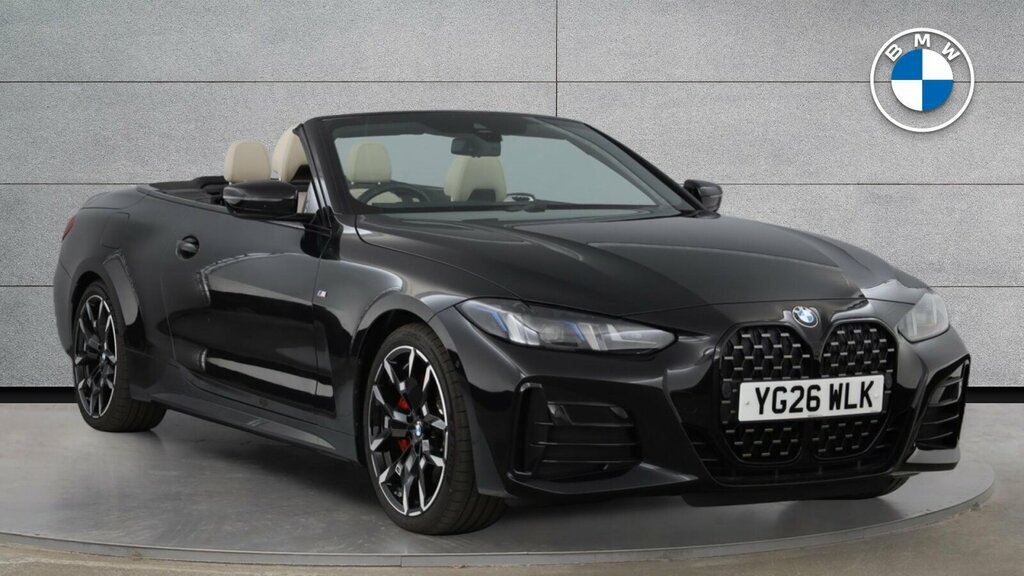 BMW 4 Series 420I M Sport Convertible Black