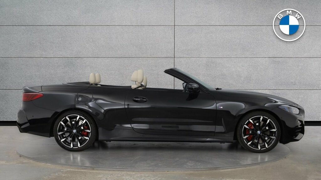 BMW 4 Series 420I M Sport Convertible Black #3
