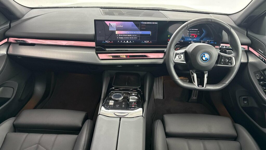 BMW 5 Series 530E M Sport Saloon Grey #4