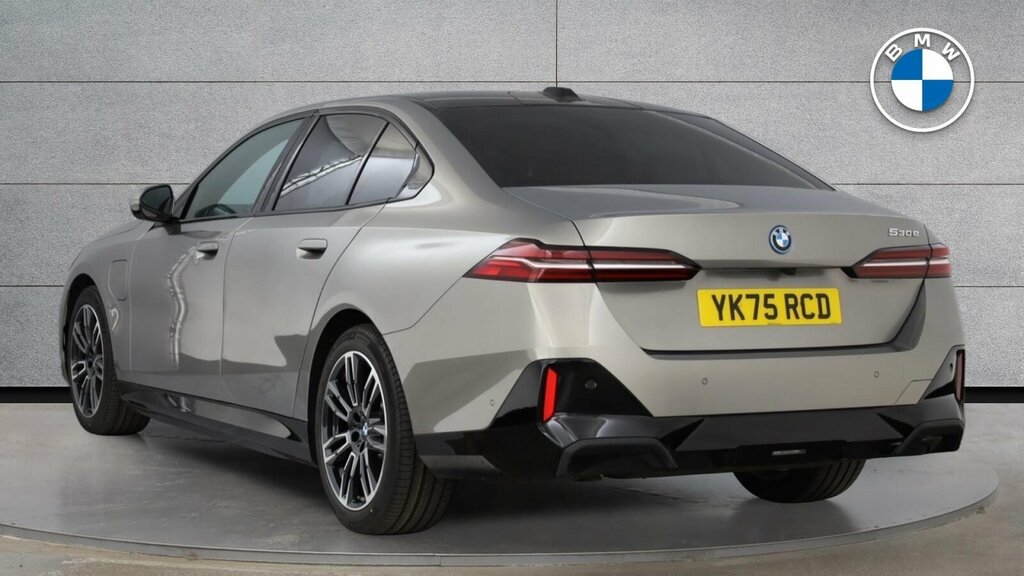 BMW 5 Series 530E M Sport Saloon Grey #2