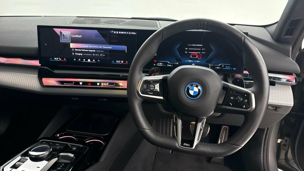 BMW 5 Series 530E M Sport Saloon Grey #5