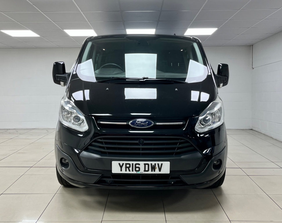 Ford Transit Custom 2.2 Tdci 125Ps Low Roof Dcab Limited Van -No Vat Black #5