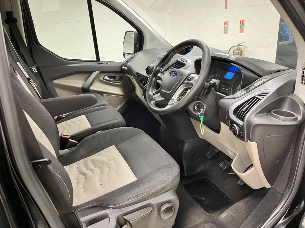 Ford Transit Custom 2.2 Tdci 125Ps Low Roof Dcab Limited Van -No Vat Black #2