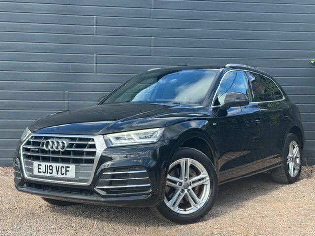 Audi Q5 2019 2.0 Tdi 40 S Line Suv Black #4
