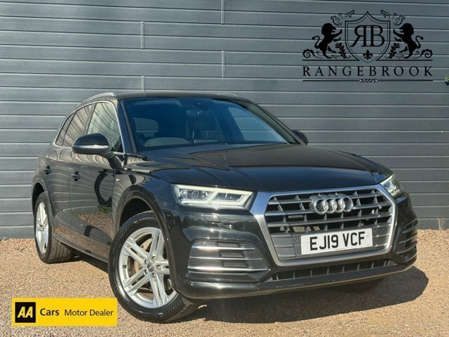 Audi Q5 2019 2.0 Tdi 40 S Line Suv Black