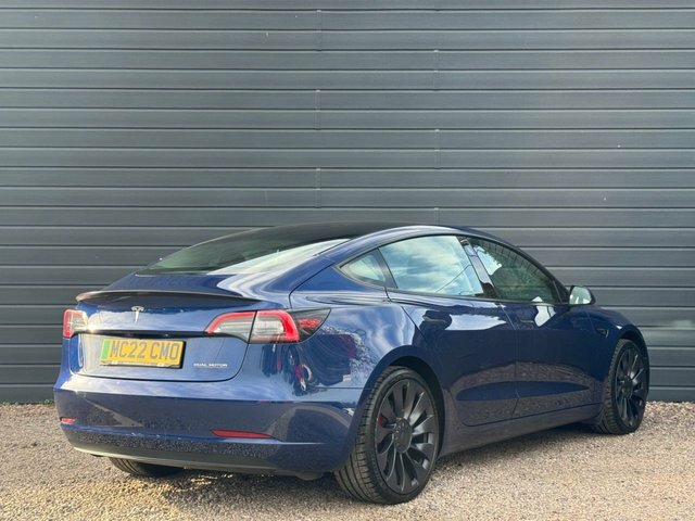 Tesla Model 3 2022 Dual Motor Performance Saloon MC22CMO Blue #5