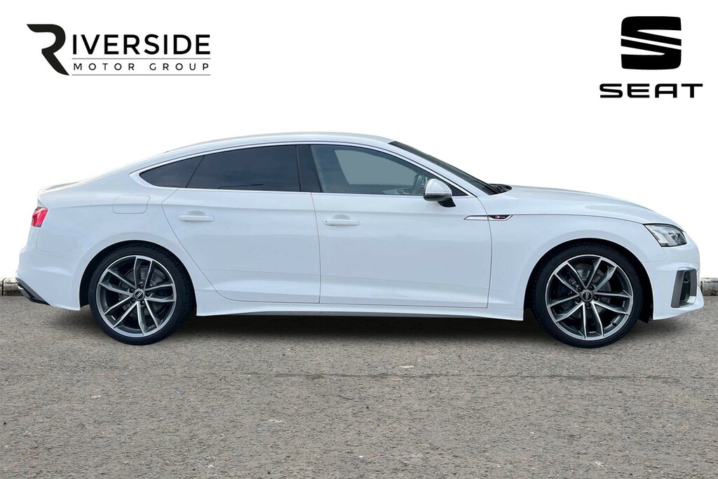 Audi A5 2.0 Tdi 35 S Line Sportback S Tronic Euro 6 Ss White #4