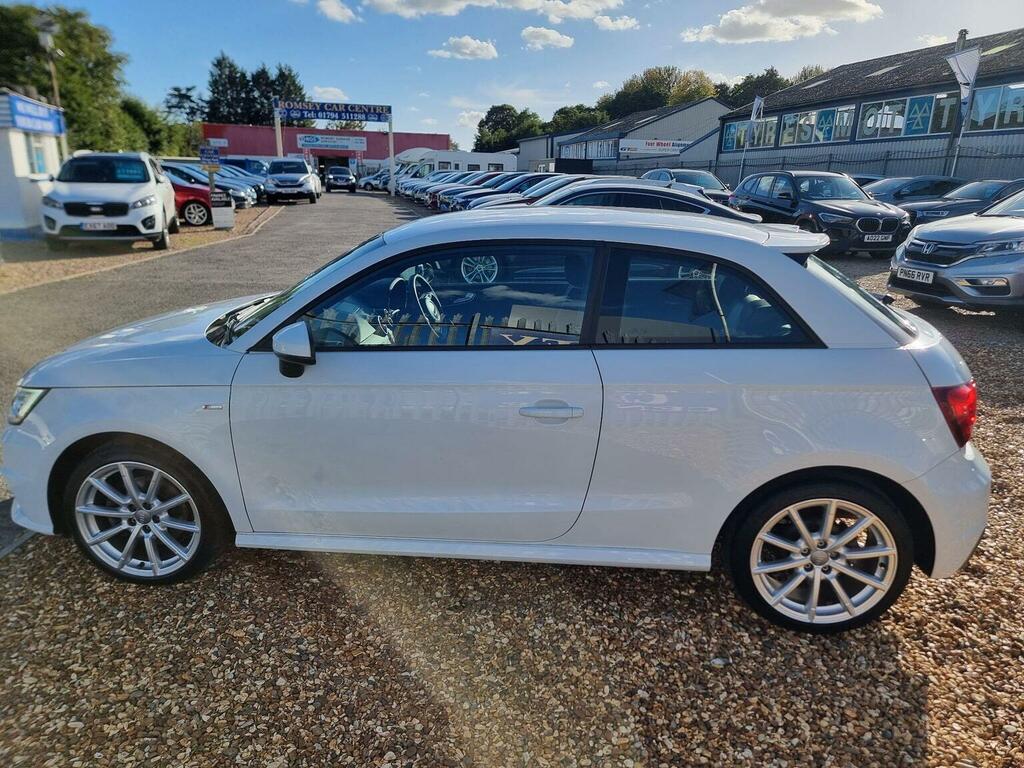 Audi A1 1.6 Tdi S Line S Tronic Euro 6 Ss White #4