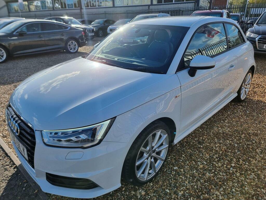 Audi A1 1.6 Tdi S Line S Tronic Euro 6 Ss White #3