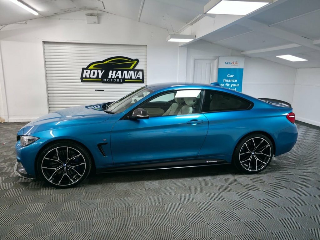 BMW 4 Series Gran Coupe 3.0 435D M Sport Coupe Xdrive Euro Blue #3