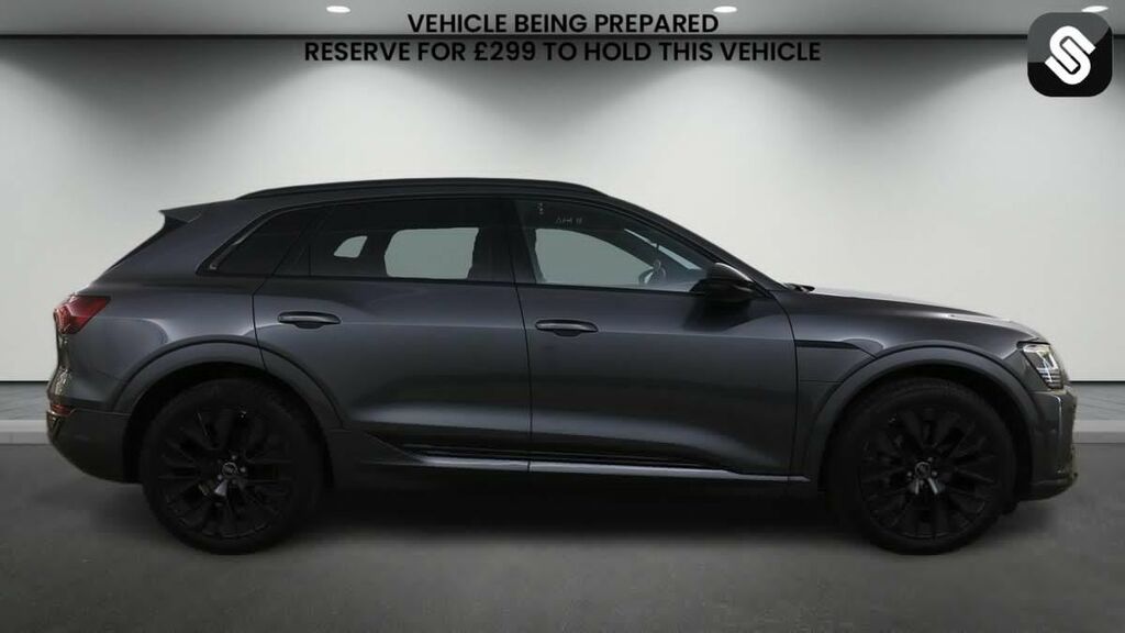 Audi Q8 e tron 50 Black Edition Suv Quattro 95K Blue #3