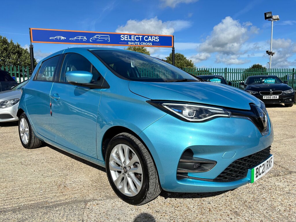 Renault Zoe R110 Ev50 52Kwh Iconic Hatchback Blue