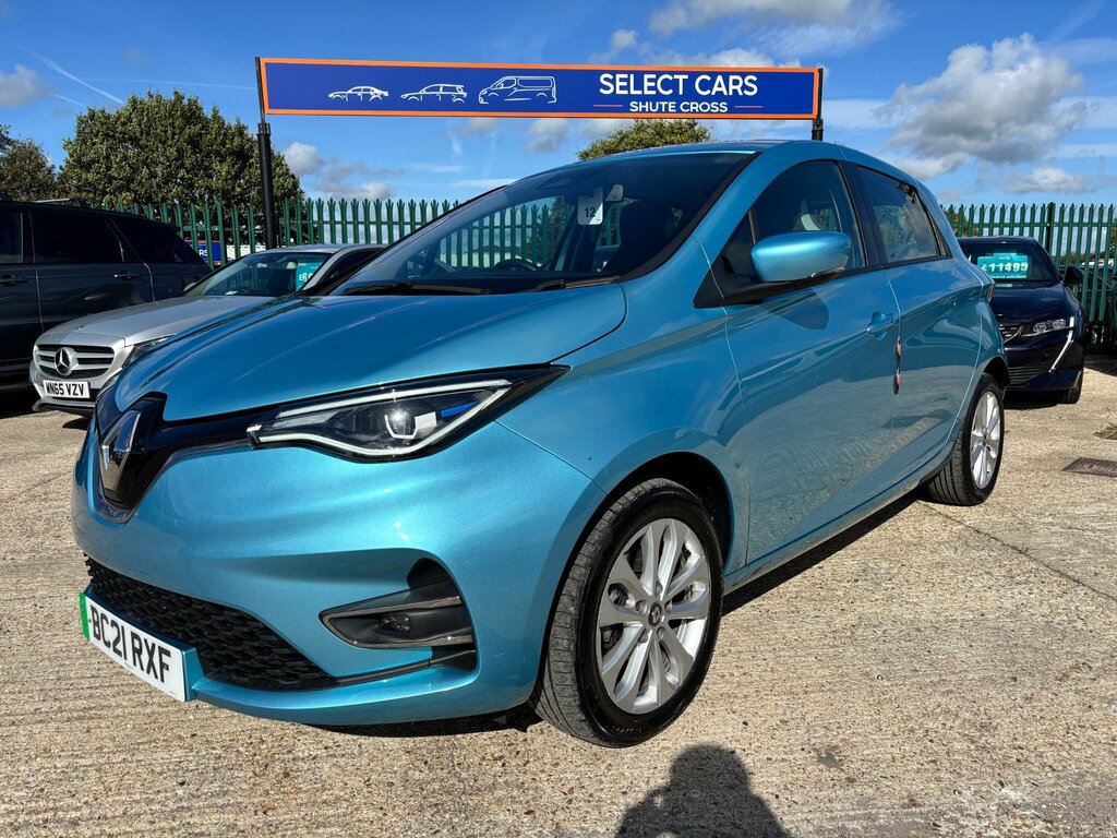 Renault Zoe R110 Ev50 52Kwh Iconic Hatchback Blue #3