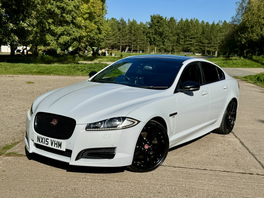 Jaguar XF 2.2D R-sport Black Euro 5 Ss White #4