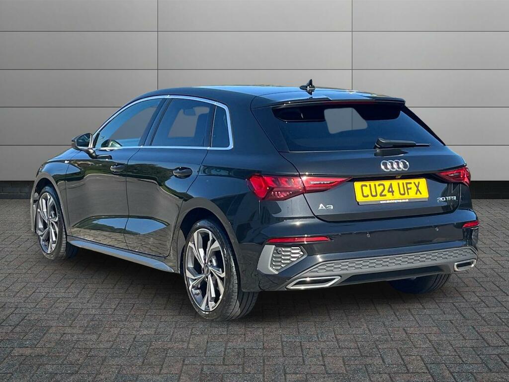 Audi A3 1.0 Tfsi 30 S Line Sportback S Tronic Euro 6 Ss Black #2