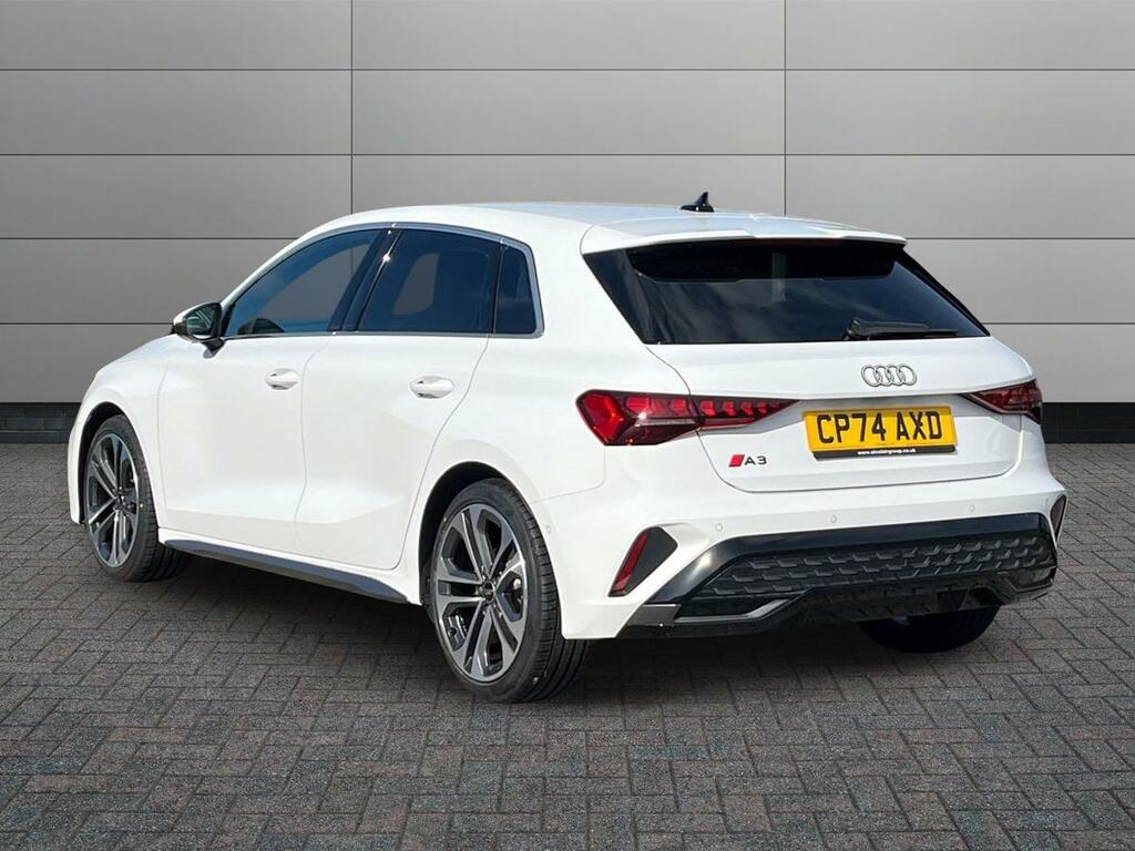 Audi A3 1.5 Tfsi 35 S Line Sportback S Tronic Euro 6 Ss White #2