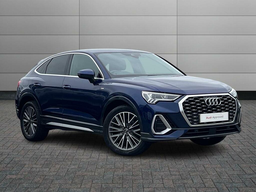 Audi Q3 2.0 Tdi 35 S Line Sportback S Tronic Euro 6 Ss Blue
