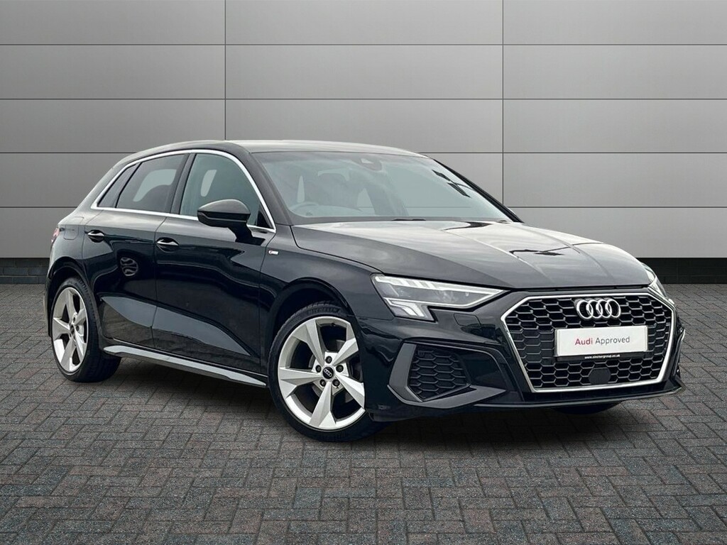 Audi A3 1.0 Tfsi 30 S Line Sportback S Tronic Euro 6 Ss Black