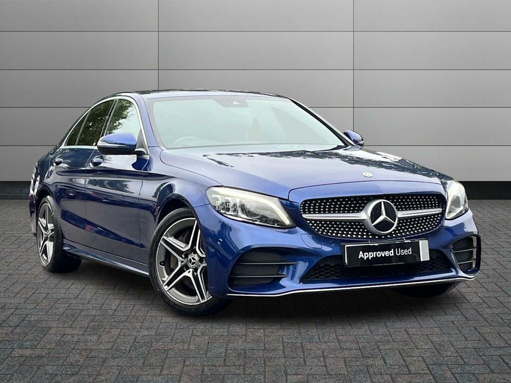 Mercedes-Benz C Class 2.0 C300d Amg Line Edition Premium G-tronic Eur Blue
