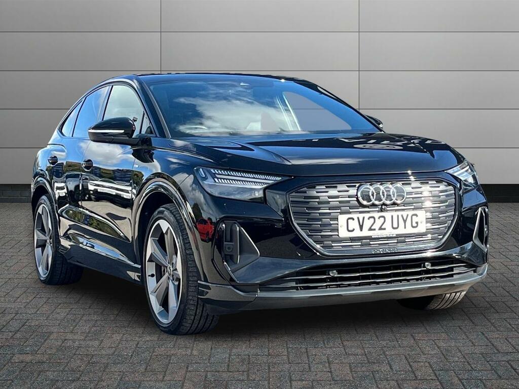 Audi Q4 E Tron 50 Vorsprung Sportback Quattro 82Kwh Black