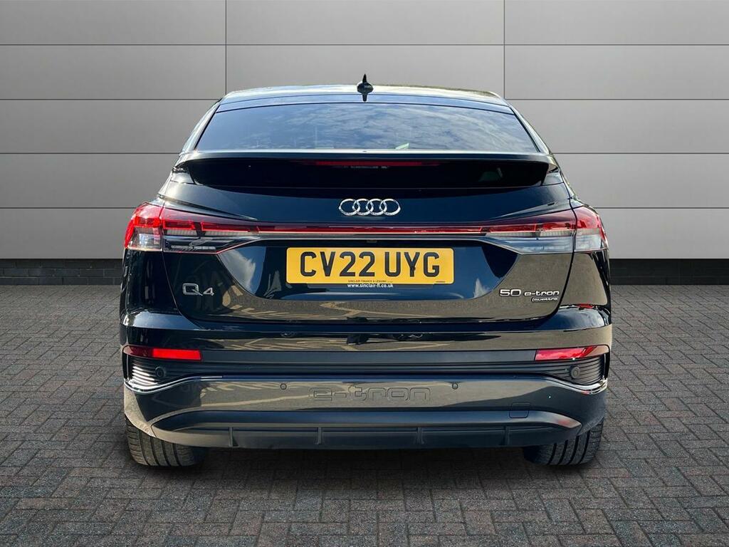 Audi Q4 E Tron 50 Vorsprung Sportback Quattro 82Kwh Black #6