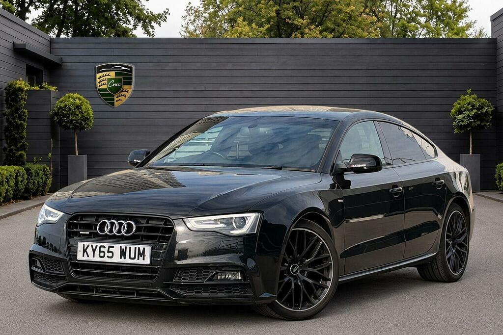 Audi A5 Hatchback 2.0 Tdi Black Edition Plus Sportback S T KY65WUM Black #2