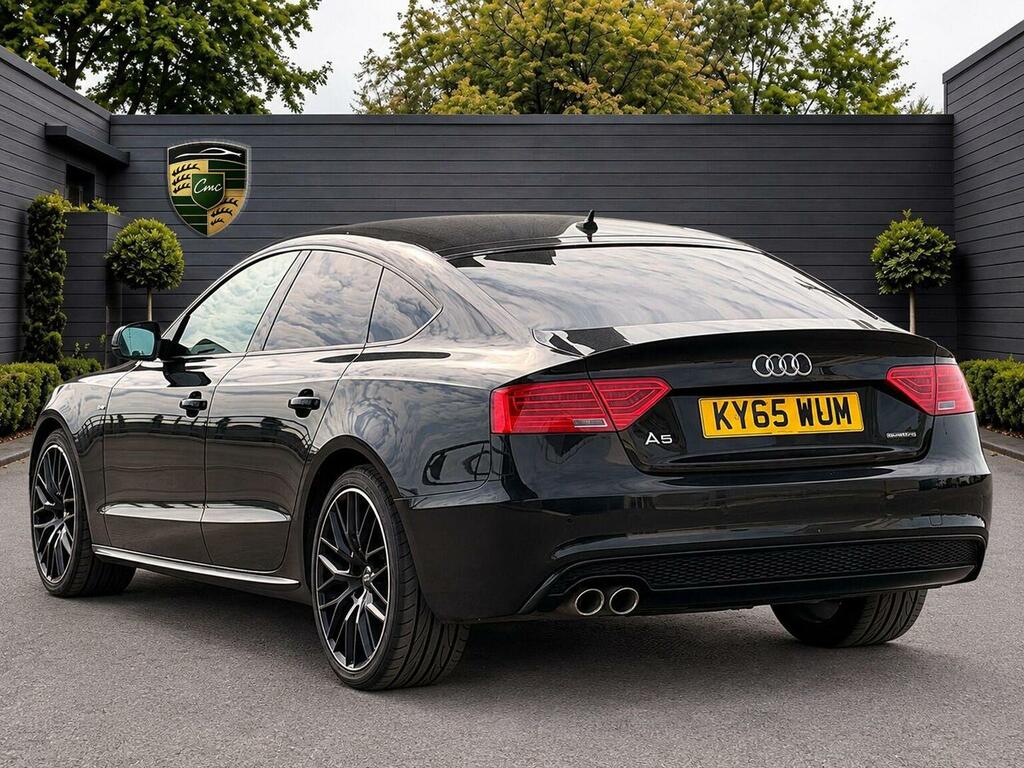 Audi A5 Hatchback 2.0 Tdi Black Edition Plus Sportback S T KY65WUM Black #5