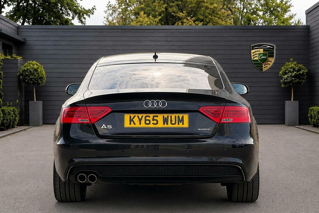 Audi A5 Hatchback 2.0 Tdi Black Edition Plus Sportback S T KY65WUM Black #4