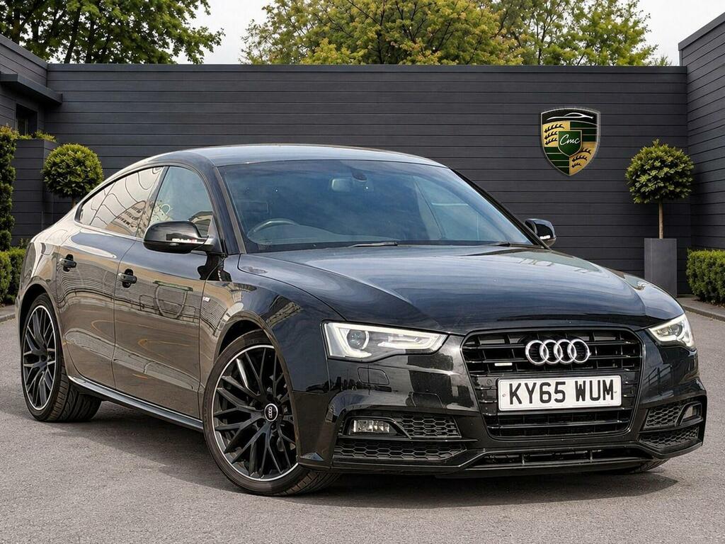 Audi A5 Hatchback 2.0 Tdi Black Edition Plus Sportback S T KY65WUM Black