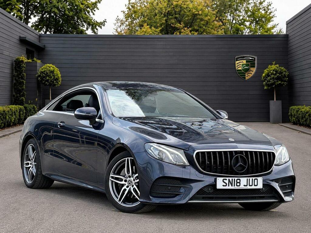 Mercedes-Benz E Class Coupe 2.0 E220d Amg Line G-tronic Euro 6 Ss SN18JUO Blue