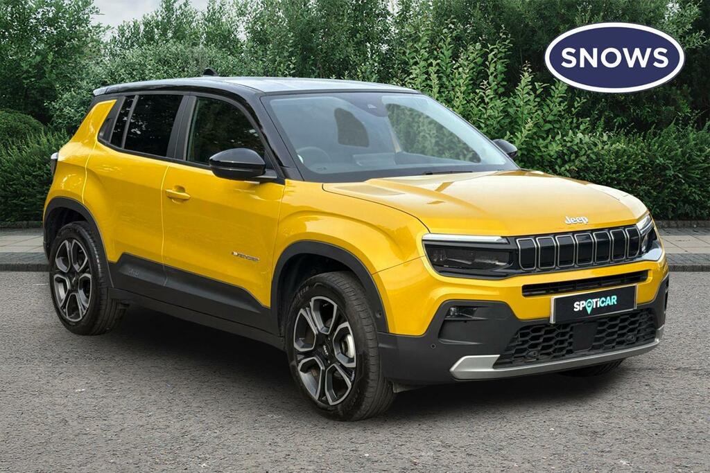 Jeep Avenger 1.2 Summit Euro 6 Ss Yellow