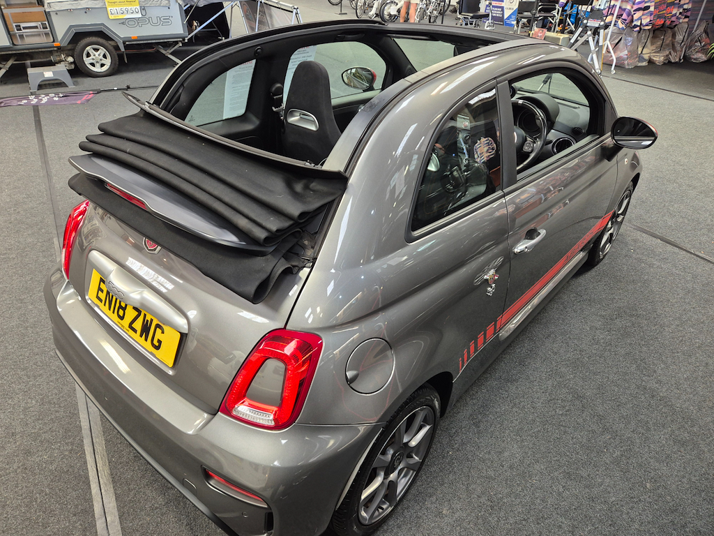 Abarth 595 Motorhome Tow Car Electronic Braked A-frame Grey #2