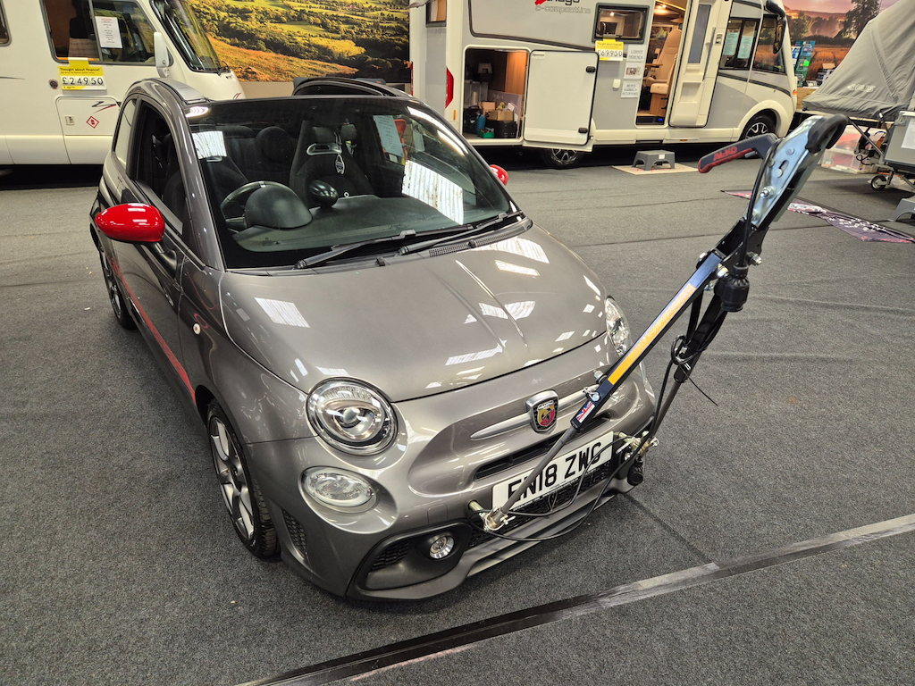 Abarth 595 Motorhome Tow Car Electronic Braked A-frame Grey