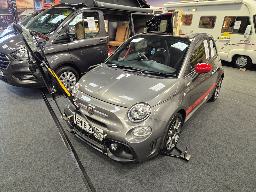 Abarth 595 Motorhome Tow Car Electronic Braked A-frame Grey #3