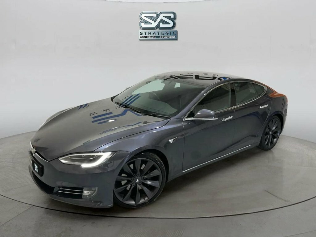 Tesla Model S Hatchback Grey #3