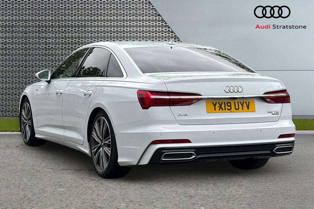 Audi A6 50 Tdi Quattro S Line Tip 2019 White #3