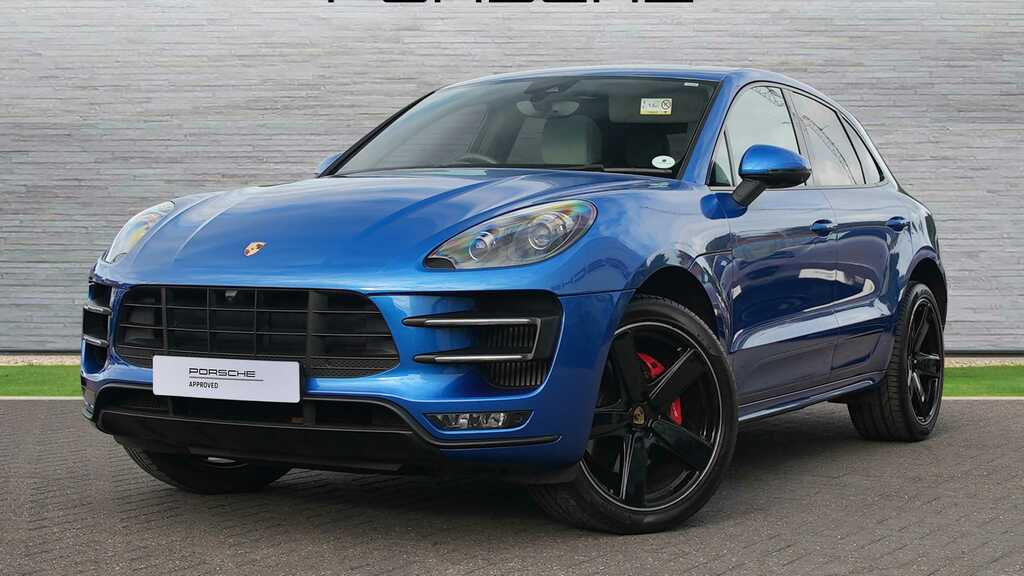 Porsche Macan Turbo S-a 2017 Blue #2