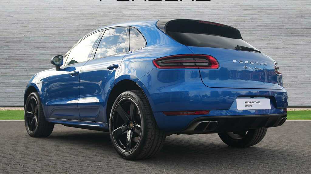 Porsche Macan Turbo S-a 2017 Blue #4