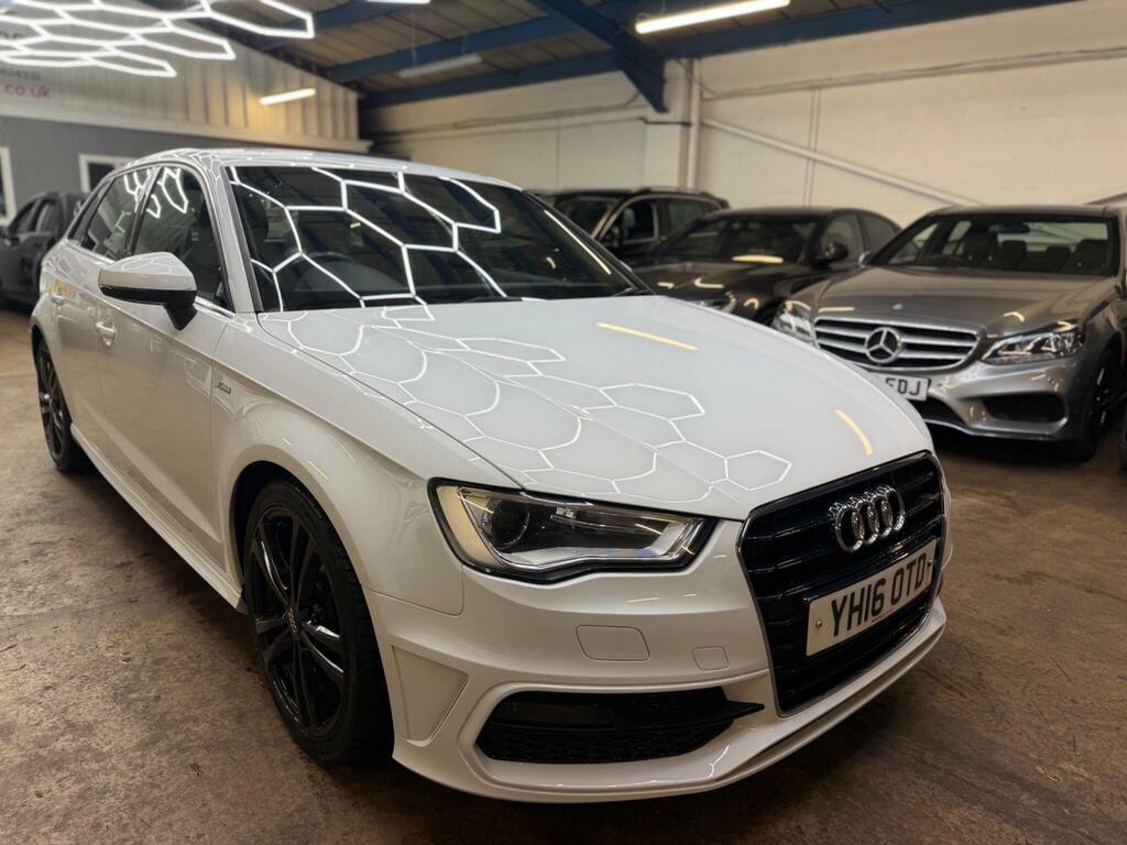 Audi A3 2.0 Tdi S Line Sportback Euro 6 S S White