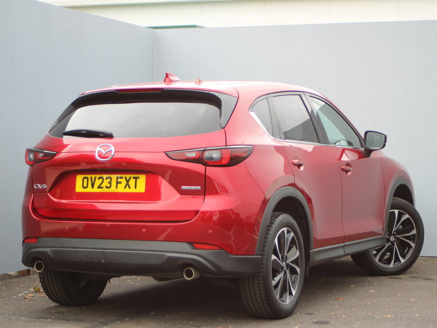 Mazda CX-5 2.0 E-skyactiv G Mhev Exclusive-line Red #4