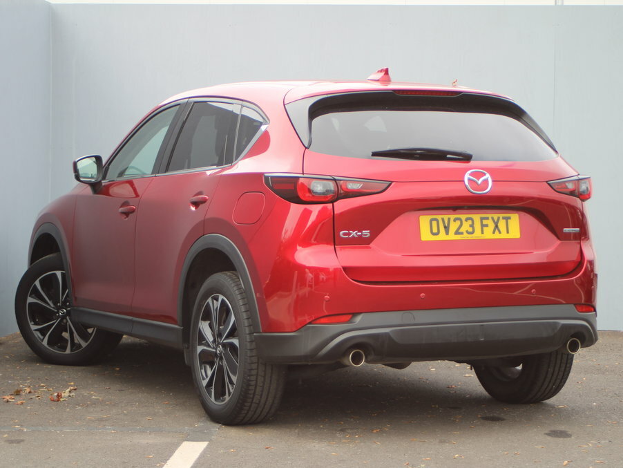 Mazda CX-5 2.0 E-skyactiv G Mhev Exclusive-line Red #3