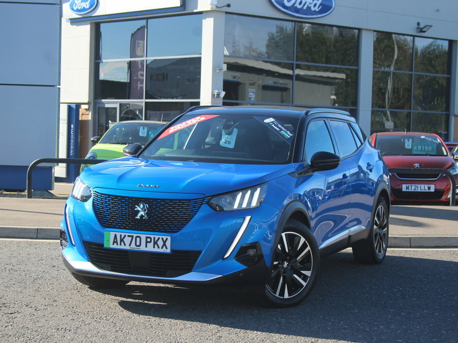 Peugeot e-2008 100Kw Gt Line 50Kwh Blue #3