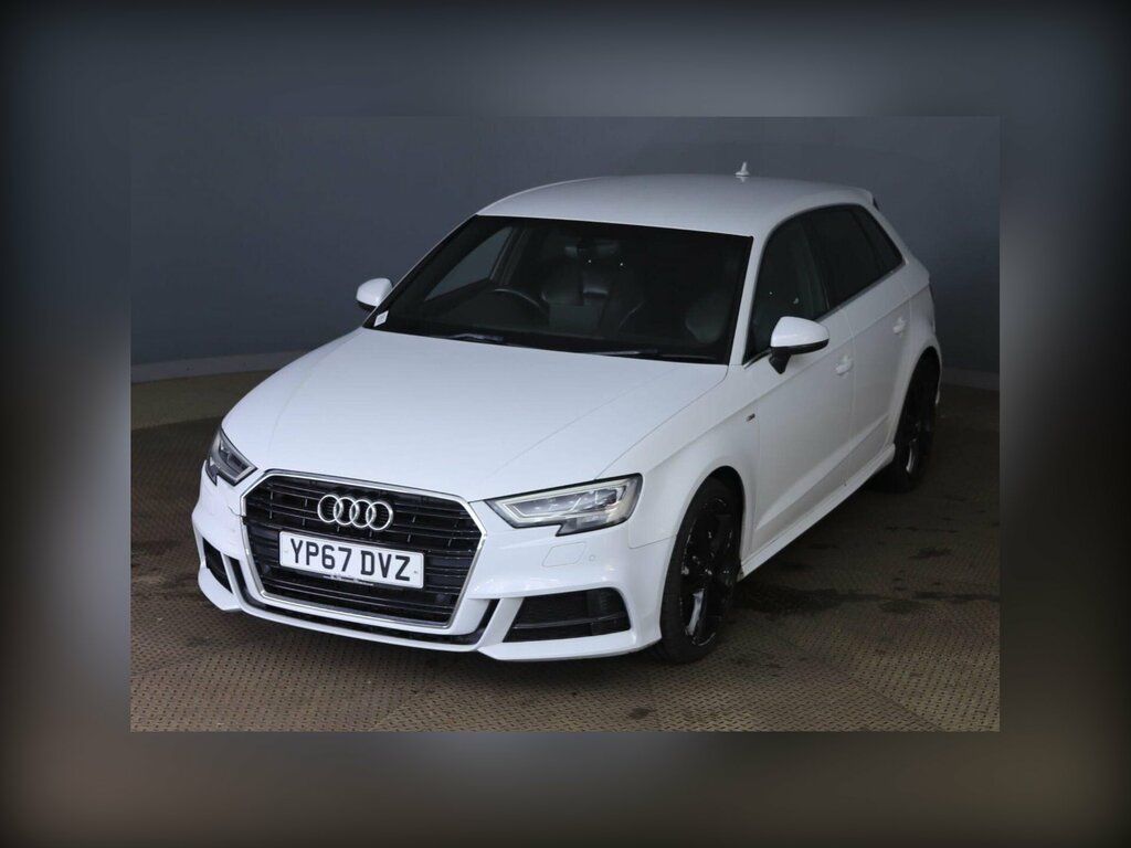 Audi A3 1.6 Tdi S Line Sportback S Tronic Euro 6 Ss White #5