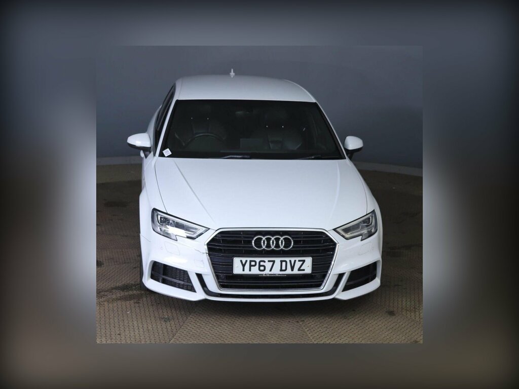 Audi A3 1.6 Tdi S Line Sportback S Tronic Euro 6 Ss White #6