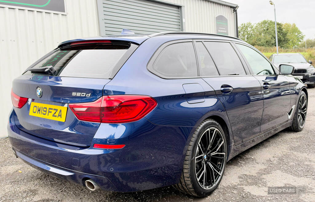 BMW 5 Series 520D Se Blue #3