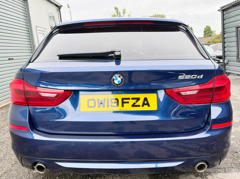 BMW 5 Series 520D Se Blue #5